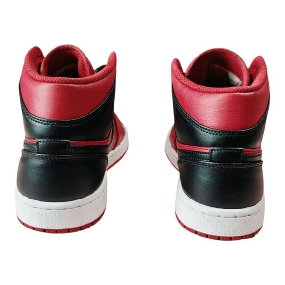 NWOB NIKE Air Jordan 1 Mid \'Reverse Bred\' Sneakers Size 8.5 main image 4